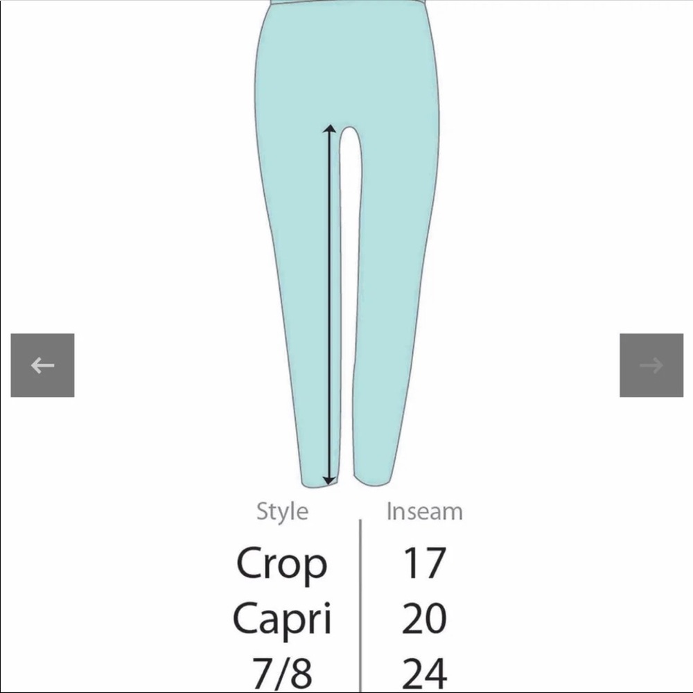NEW ZYIA Cobra Metallic Light n Tight Capri - Picture 6 of 7
